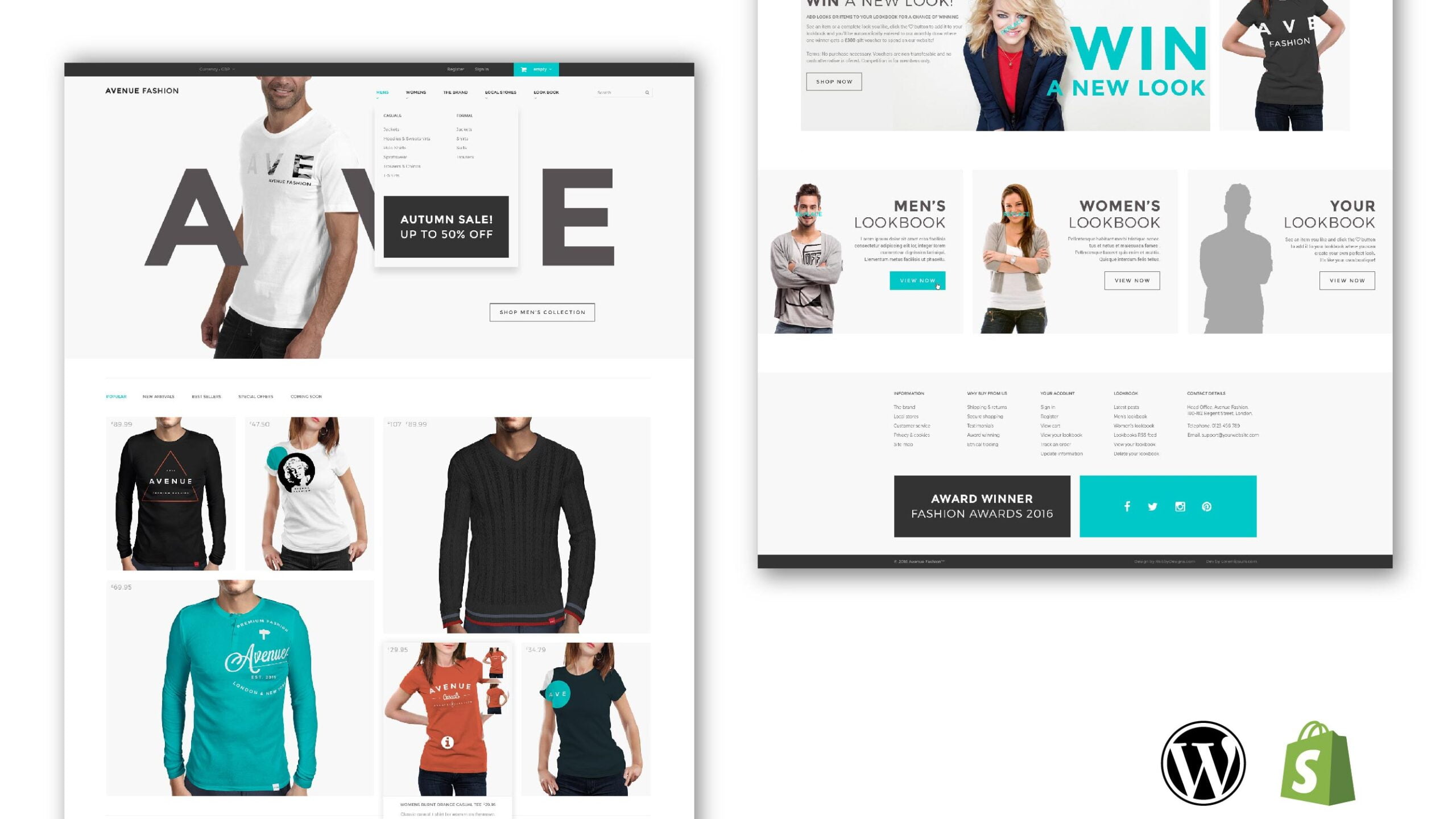 Responsive eCommerce website