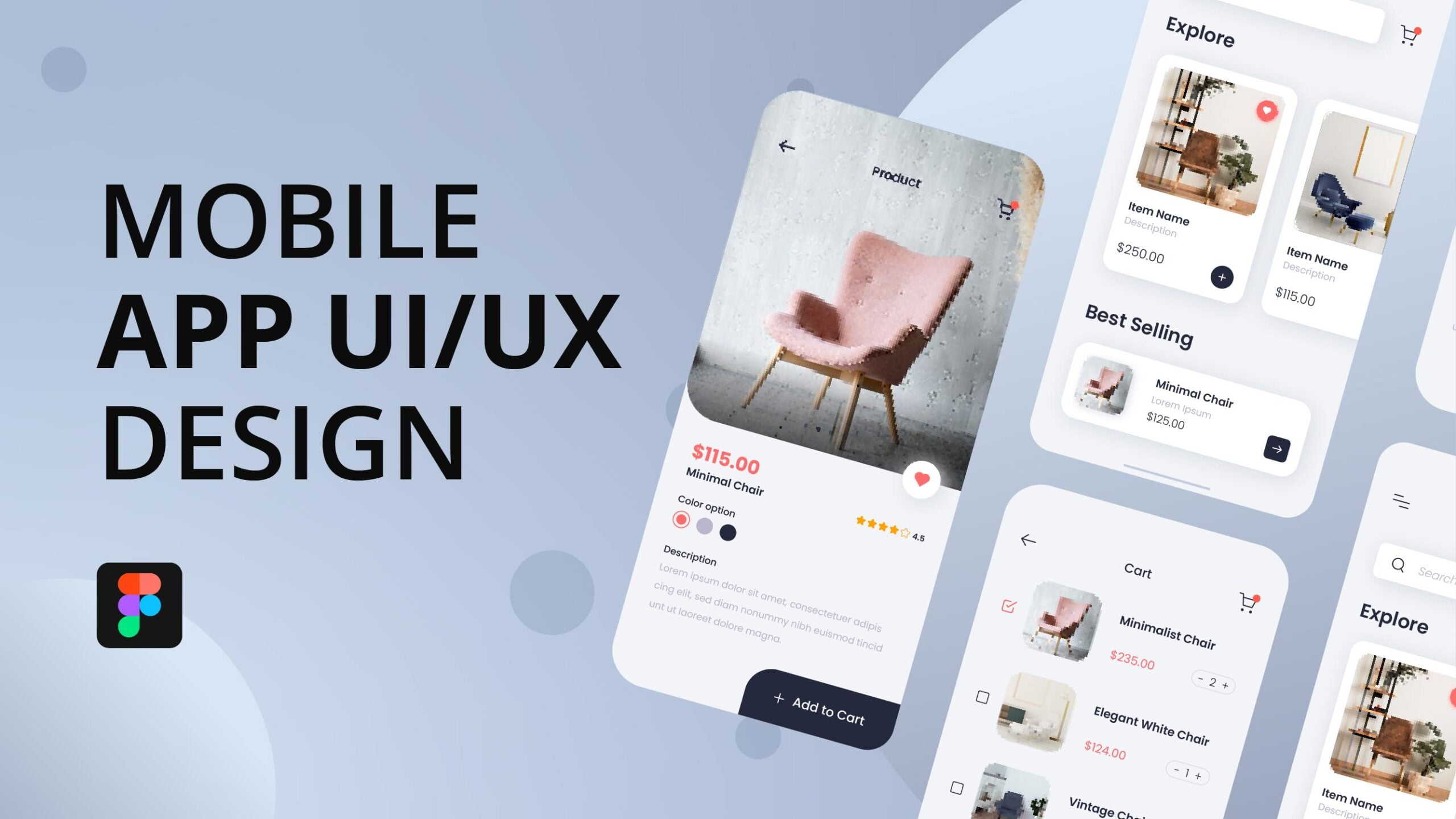 Ecommerce Mobile App UI Design