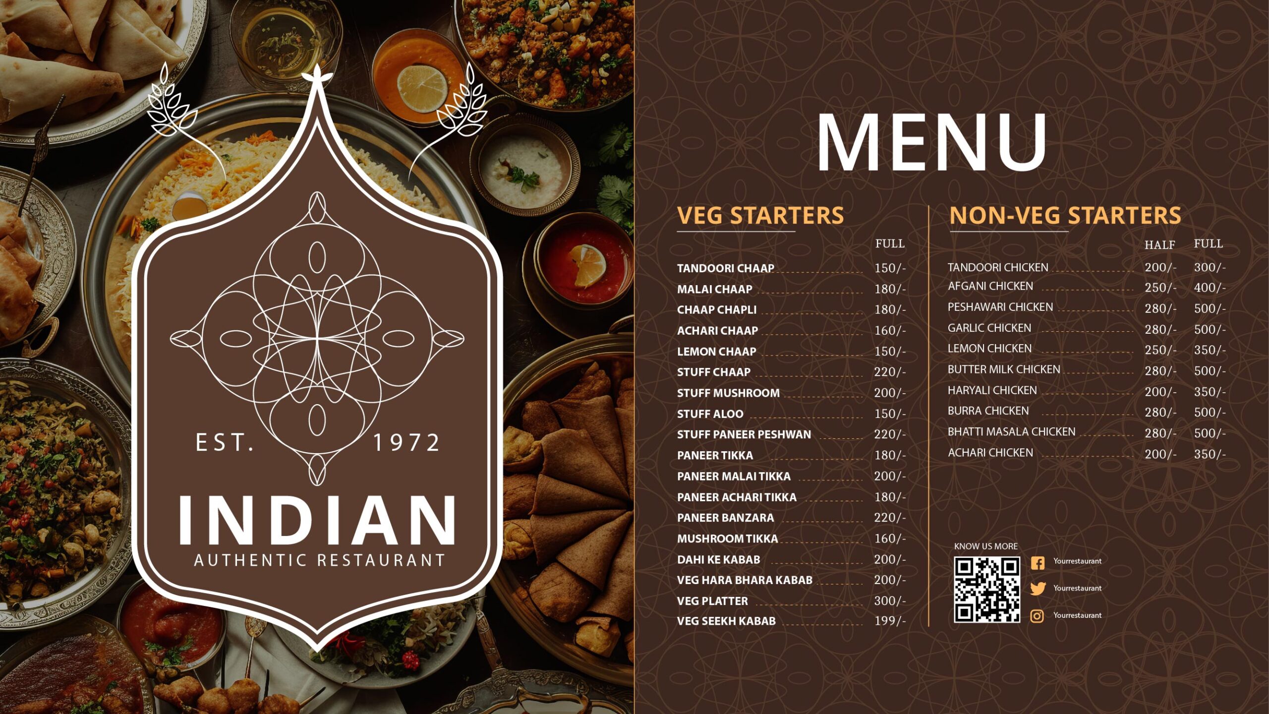 Food Menu Design